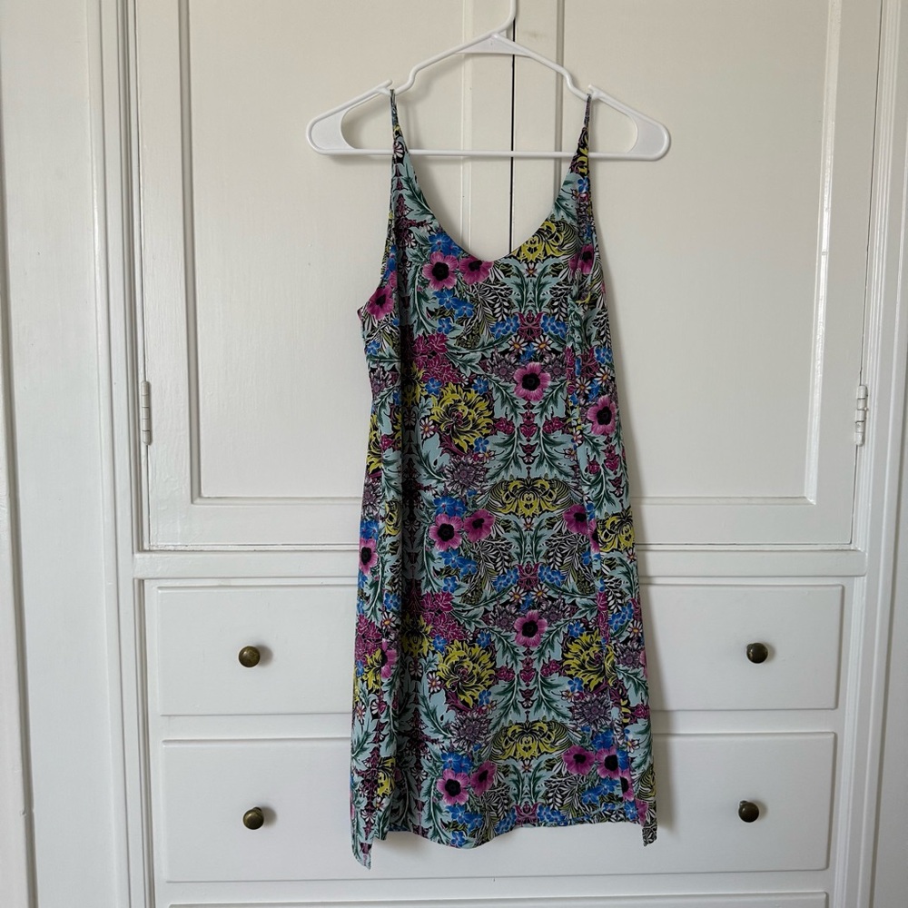Topshop Multicolor Floral Mini Dress